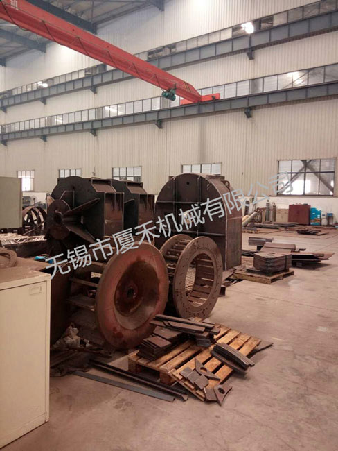 大型工件喷砂房喷砂加工  